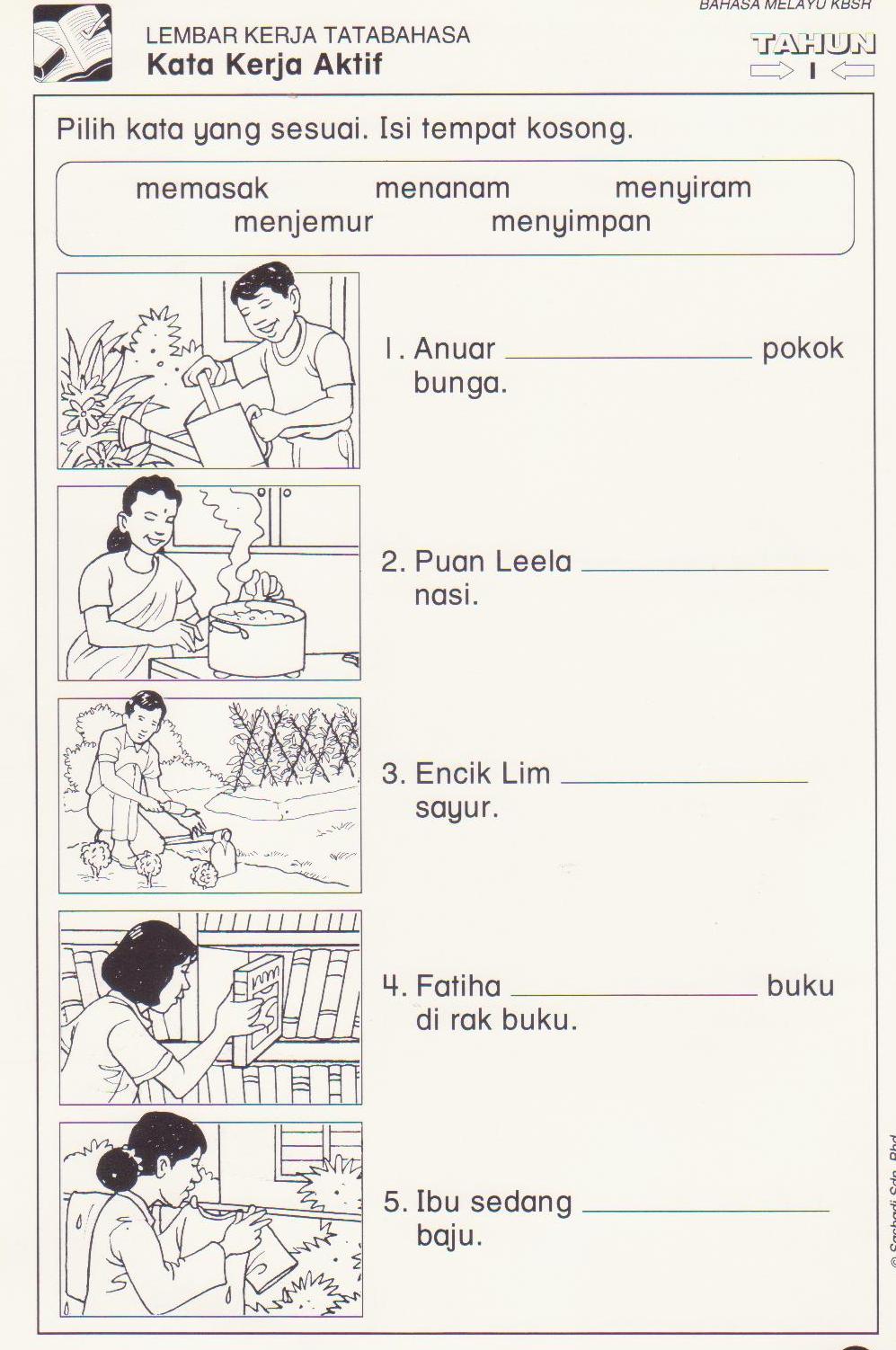 Kata Kerja Tahun Latihan Latihan Kata Kerja Selamat Mengerjakan | My