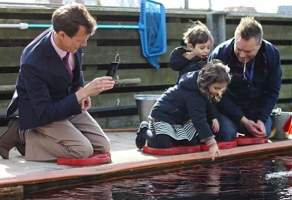 Prince Joachim, Prince Henrik and Princess Athena attended the inauguration of the newly renovated Fjord&Bælts underwater tunnel in Kerteminde