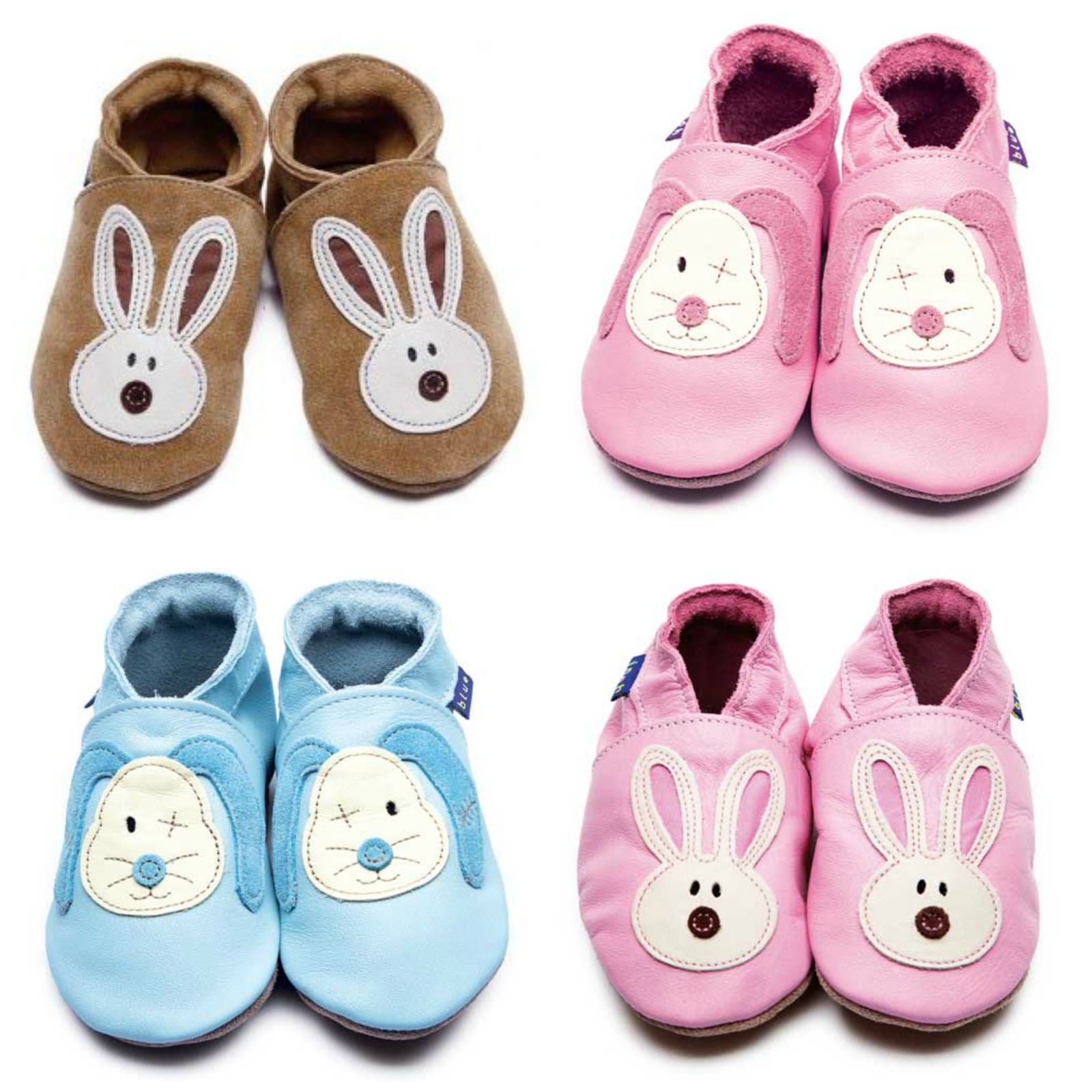 Inch Blue Easter Bunny Soft Shoes - Giveaway | Red Rose Mummy