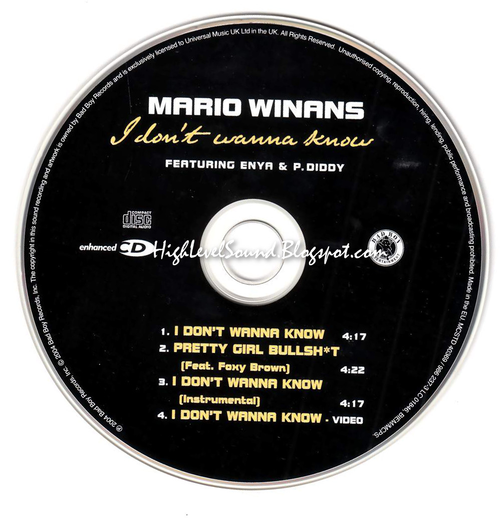 highest level of music Mario Winans Feat. Enya & P. Diddy I Don't