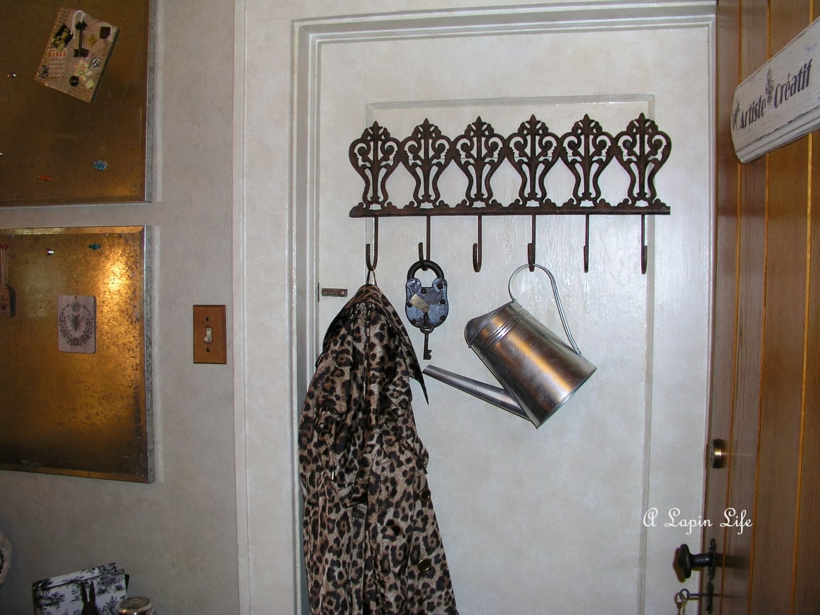 A Lapin Life How to Hang a Coat Rack on a Irregular or Thin Hollow