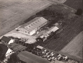 Vue aérienne - Cour-Cheverny 1976