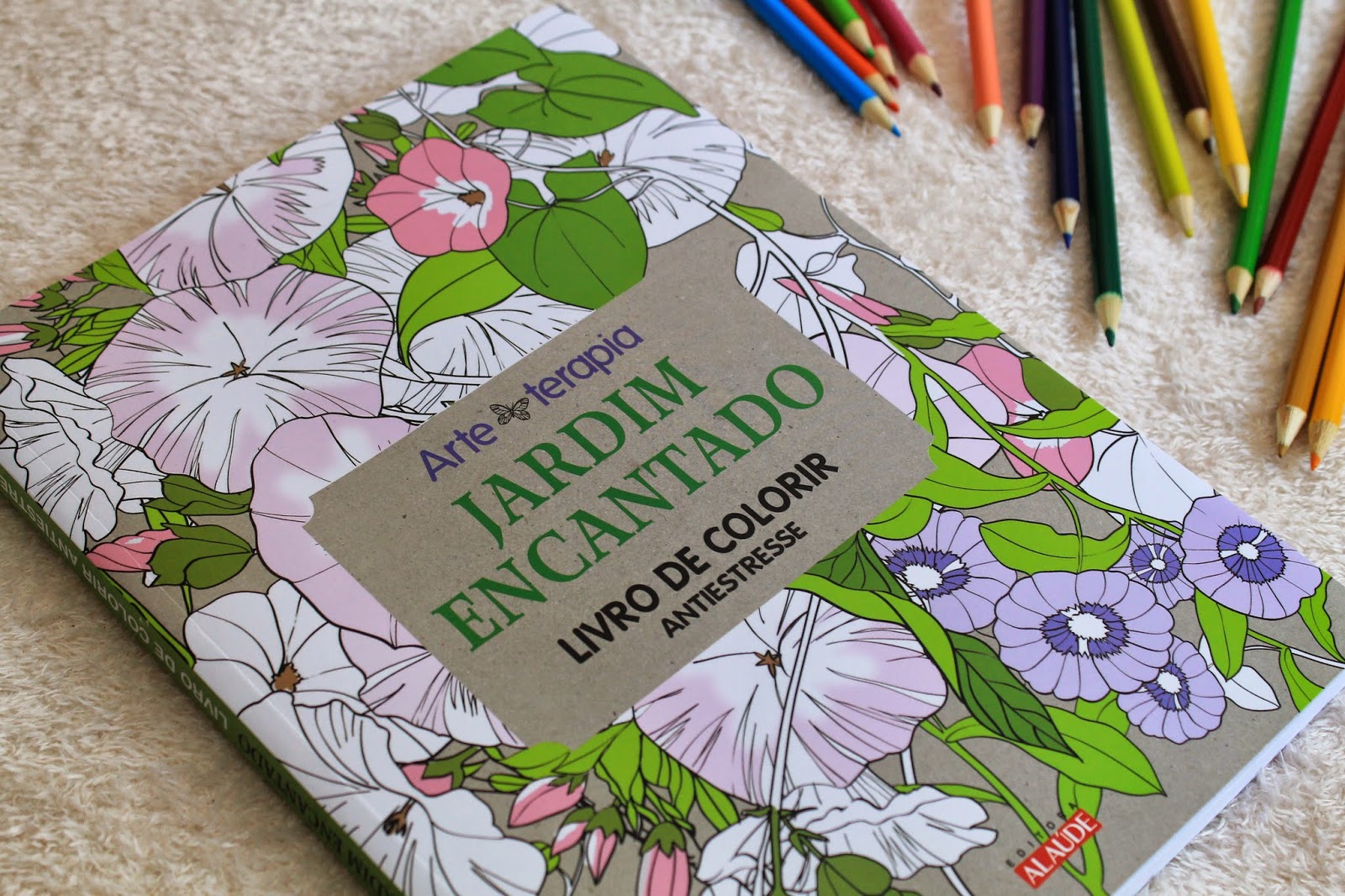 Estante da Nine: Jardim encantado: livro de colorir antiestresse de ...
