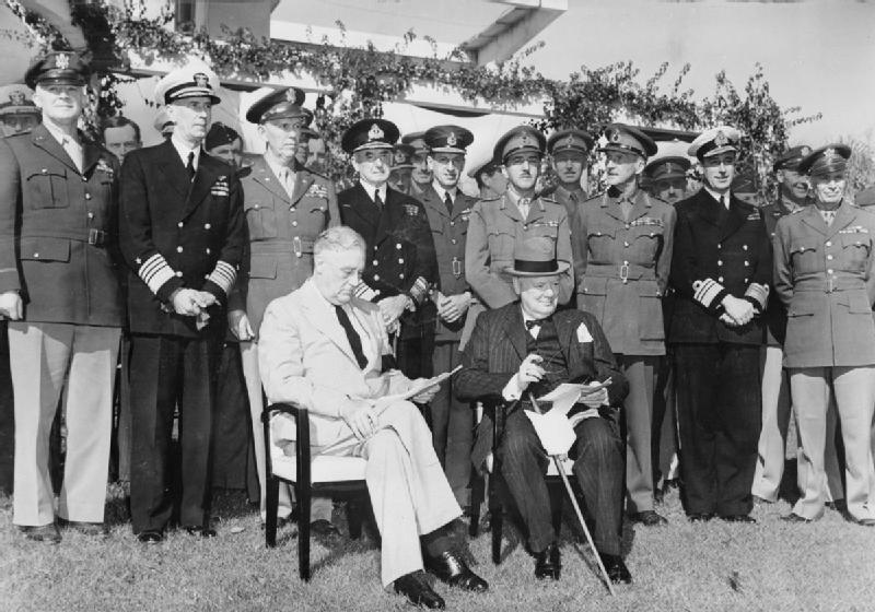 SGM Segunda Guerra Mundial WW2 Conferência de Casablanca janeiro 1943