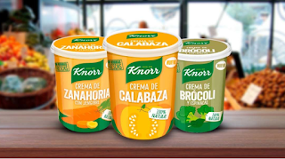 Prueba las cremas refrigerasdas Knorr
