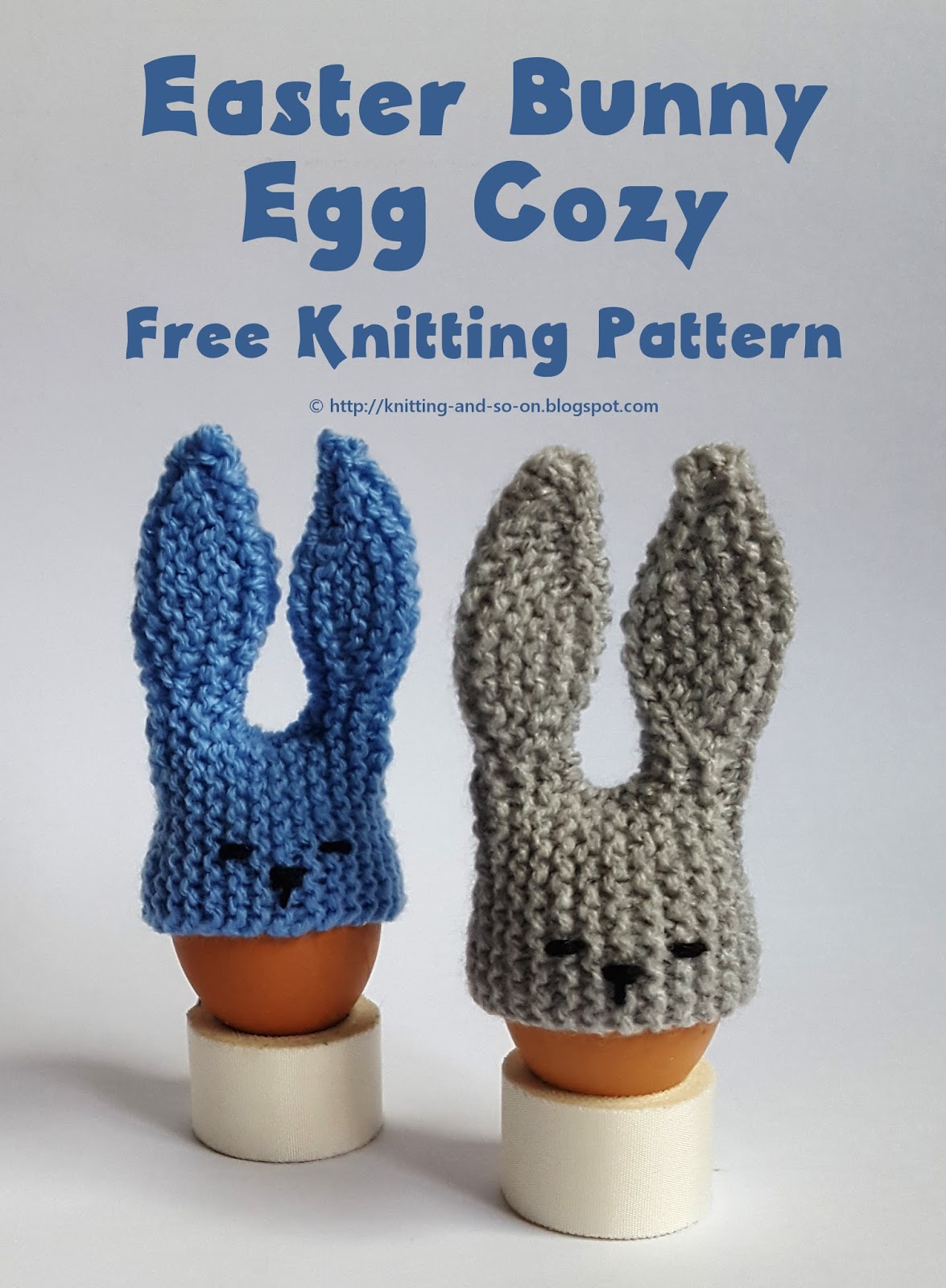 Knitting and so on: Easter Bunny Egg Cozy