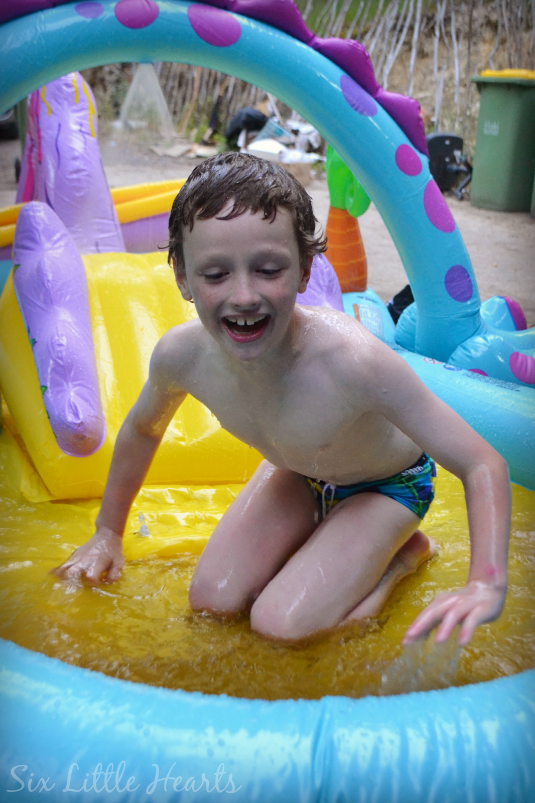 clark rubber pool slides