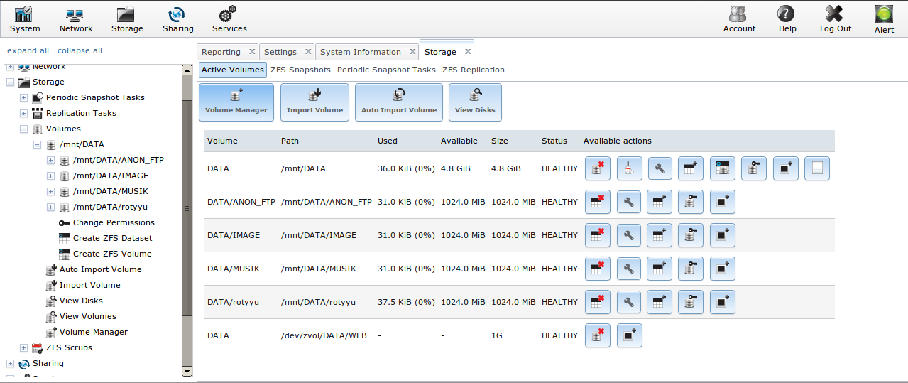 Tutorial FreeNAS Extend ZFS Volume