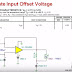 Op Amps: Input Offset Voltage and Input Bias Current