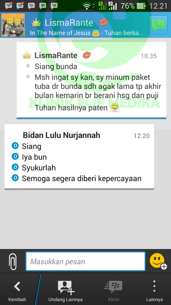 Tuba Non paten bisa hamil, after 1 bulan pengobatan (1 paket), 3 bulan kemudian positif hamil Tuba Non paten bisa hamil, after 1 bulan pengobatan (1 paket), 3 bulan kemudian positif hamil