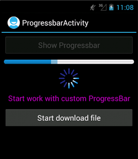 Android Custom ProgressBar And ProgressDialog Example