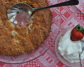 Strawberry Rhubarb Cobbler