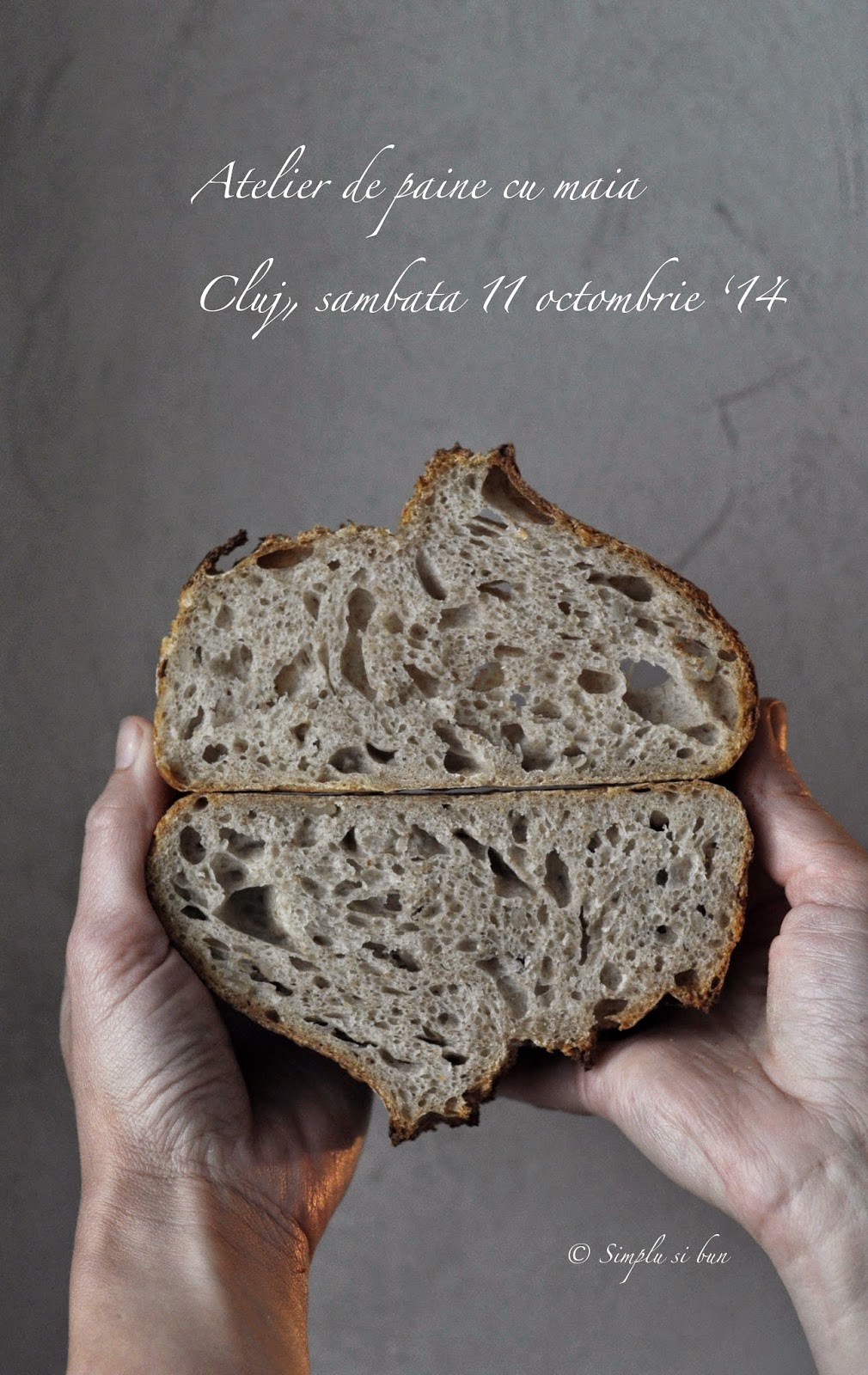 Atelier de paine cu maia, Cluj 11 octombrie 2014