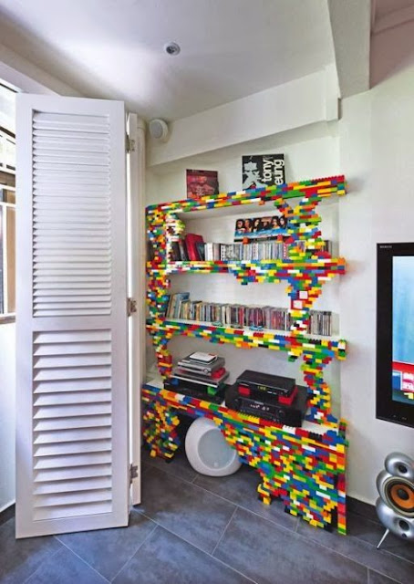 家具は自分でレゴで作る？？レゴで作られた家具【a】　棚