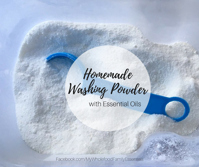 My Wholefood Family Essentials DIY Homemade Washing Powder with