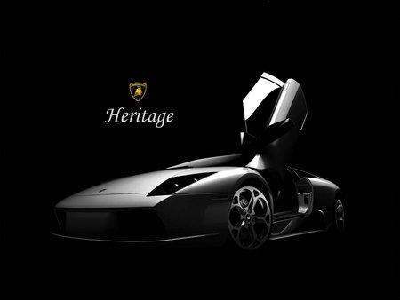 Lamborghini Logo Black