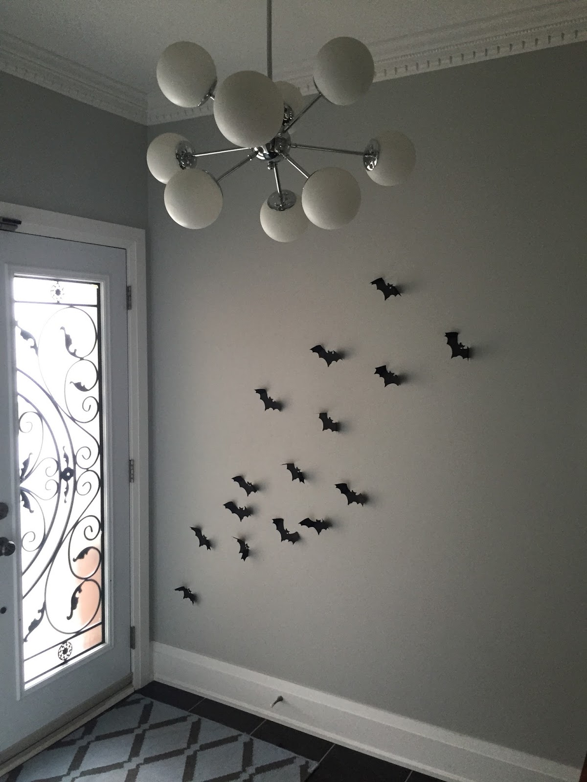 Quick And Easy Bat Wall Diy Decor The Styled Child Such A Simple And Great Way To Tempity Decorate Walls In Your Home Take Look Below For Photos Of My Foyer Wall With The Bats