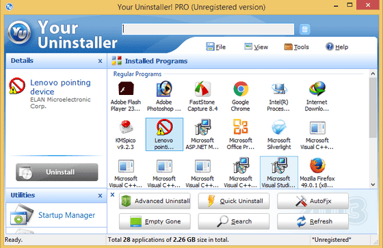 برنامج your uninstaller برنامج your uninstaller