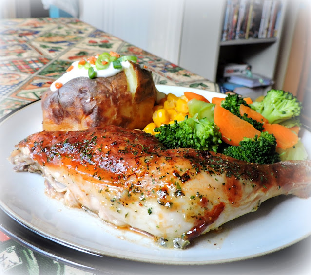 Lemon, Garlic & Herb Chicken Quarters
