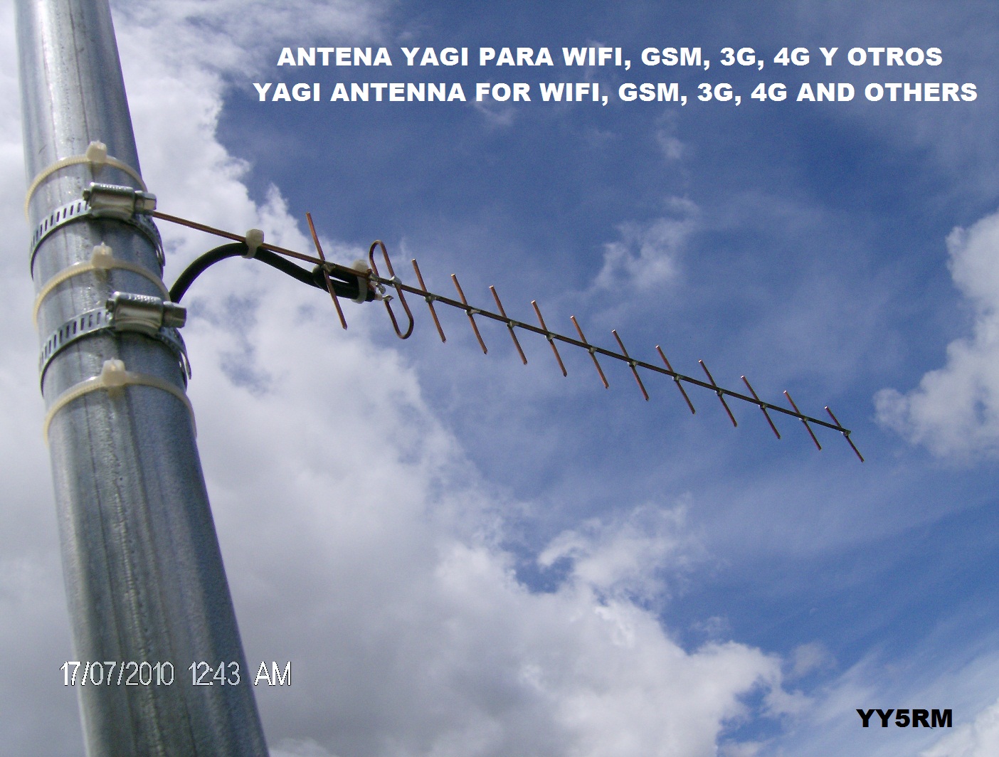 Ramón Miranda CONSTRUCCIÓN CASERA DE ANTENAS WIFI, CELULAR GSM 3G 4G, CONTROL DE ACCESO Y UHF Ramón Miranda CONSTRUCCIÓN CASERA DE ANTENAS WIFI, CELULAR GSM 3G 4G, CONTROL DE ACCESO Y UHF
