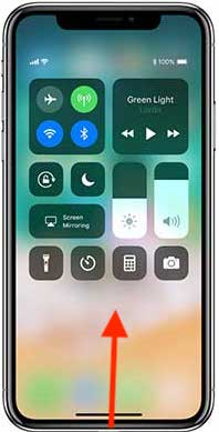 كيفية اخفاء مركز التحكم Control Center في ايفون X