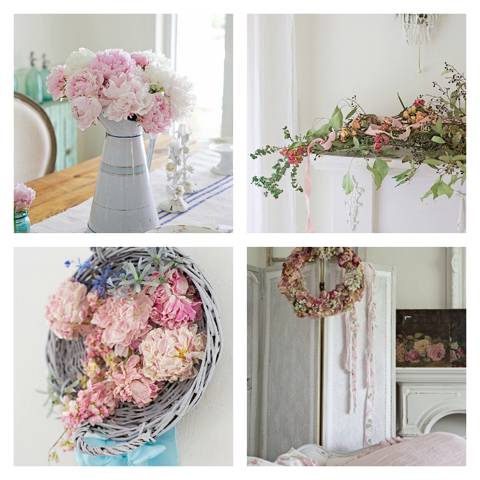 How To Display Dried Flower Arrangements French Farmhouse Style Shabbyfufu