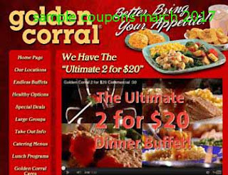 Golden Corral coupons march