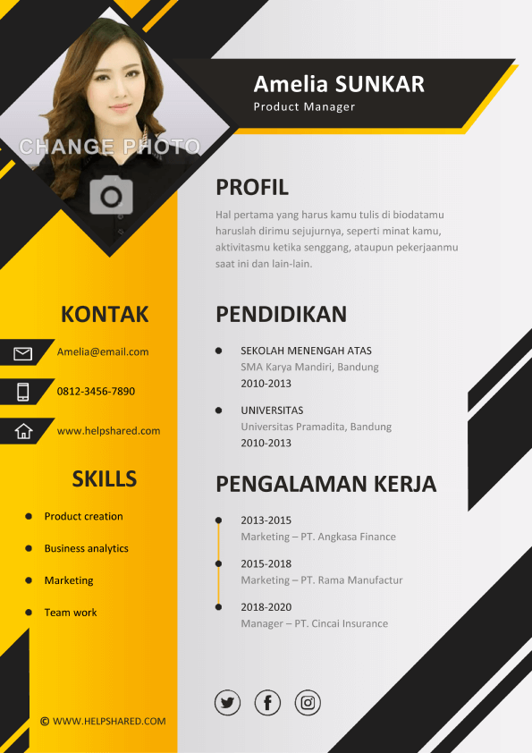 contoh-cv-lamaran-kerja-modern-2-curriculum-vitae Contoh CV Lamaran Kerja Modern 2 Curriculum Vitae