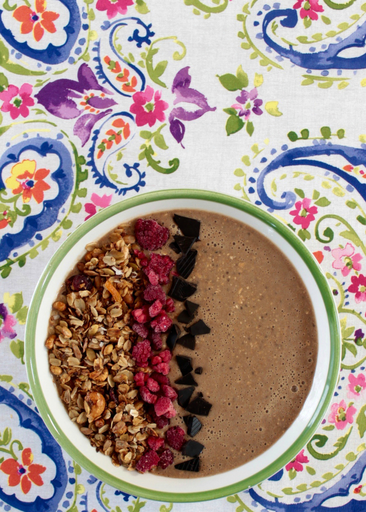Banana Java Smoothie Bowl
