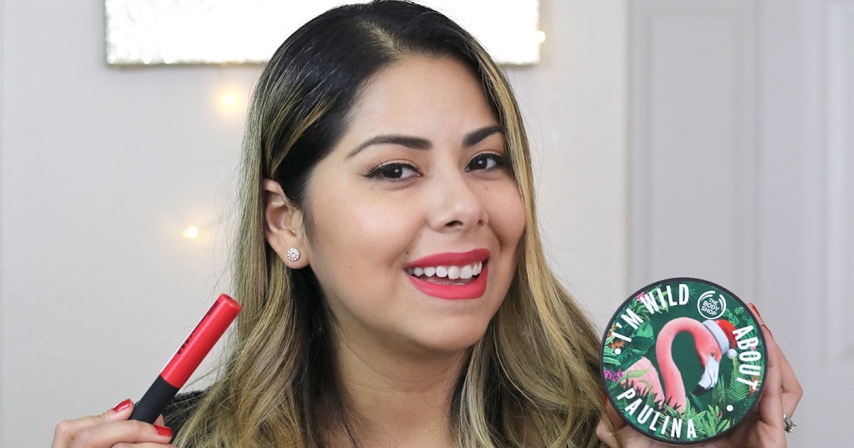 Holiday Beauty Look with The Body Shop Lil bits of Chic by Paulina Mo