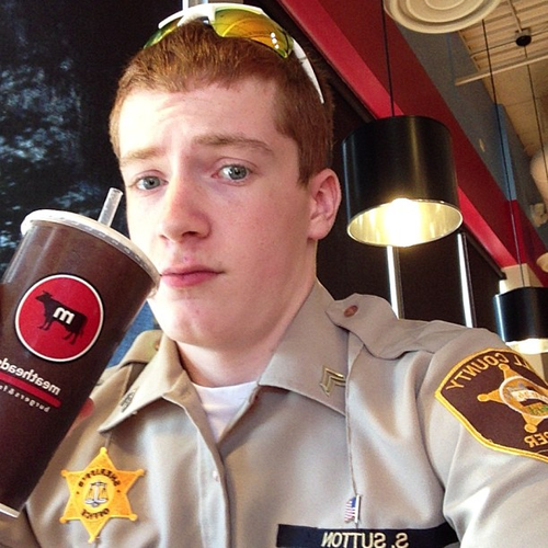 to my world.... uncut ginger police officer