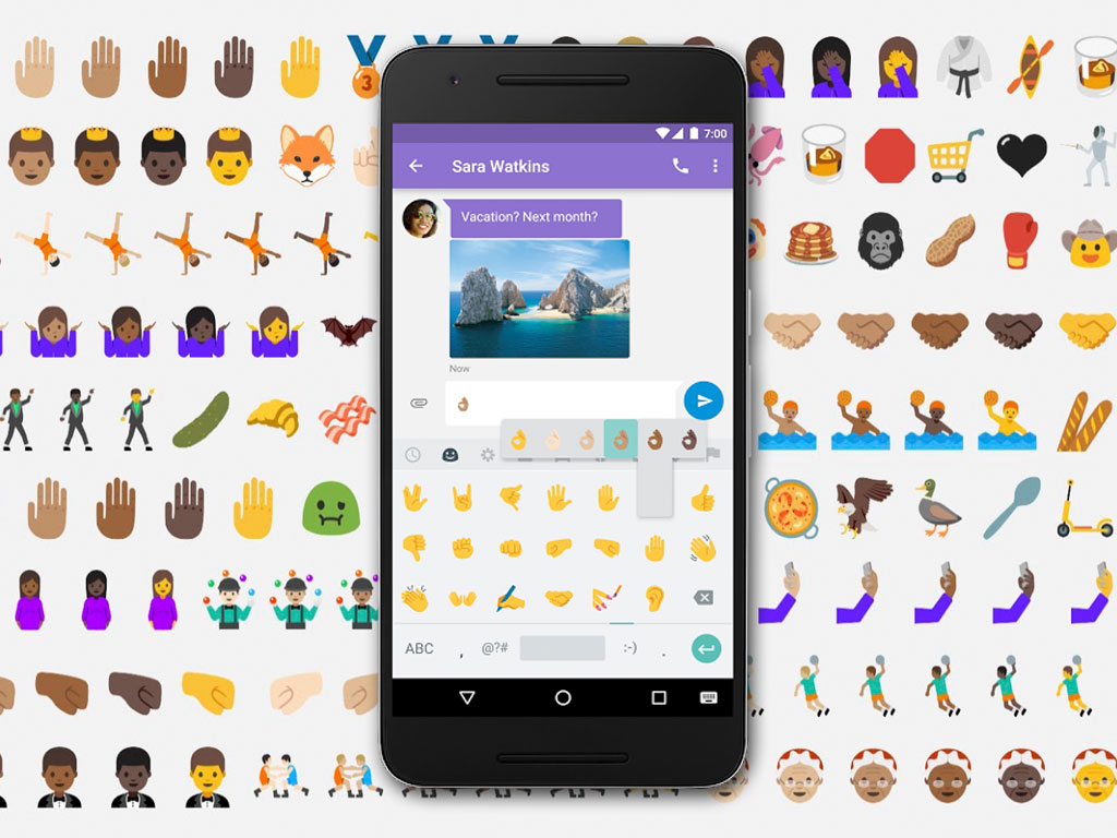Android Nougat Emojis