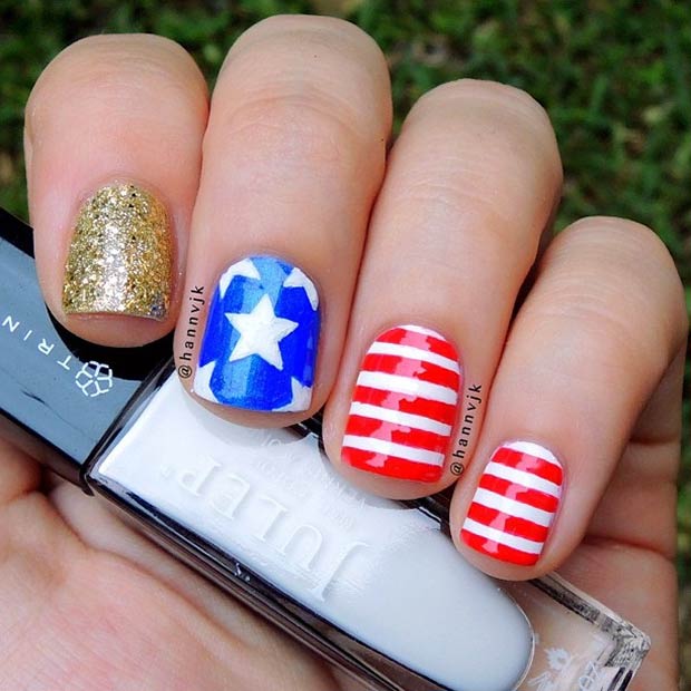 4th Of July 2017 Nail Polish Designs, Arts, Stickers, Decals, Wraps Ideas Images 4th Of July 2017 Nail Polish Designs, Arts, Stickers, Decals, Wraps Ideas Images