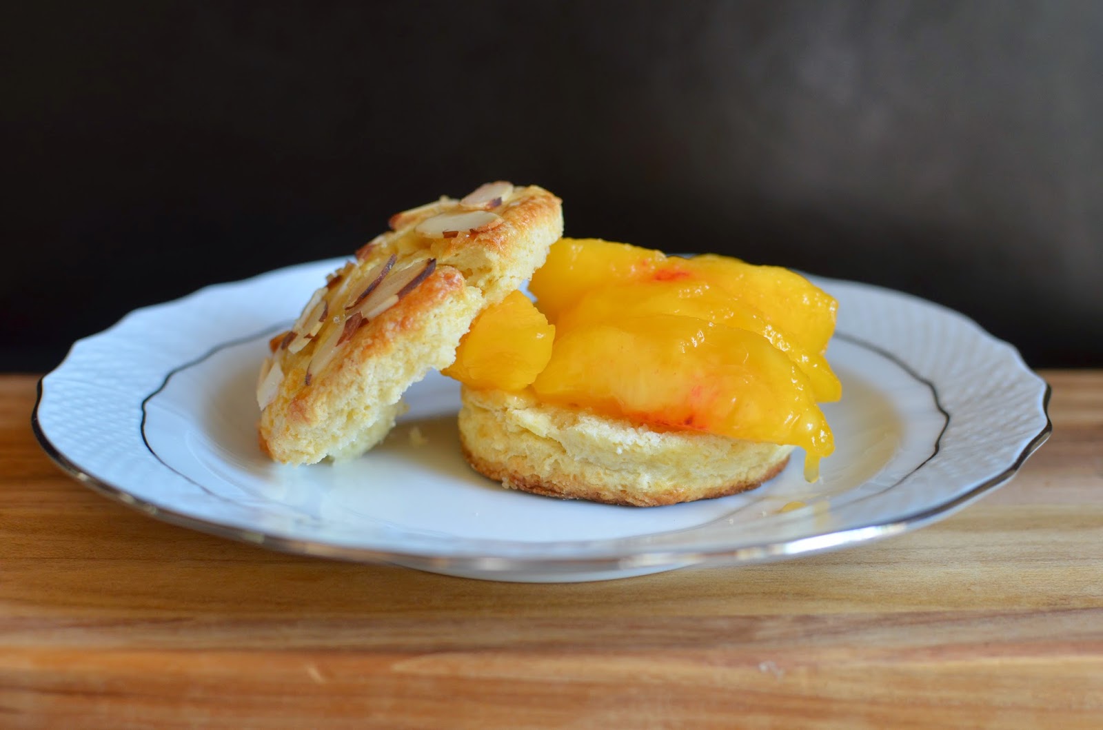 Playing with Flour: Almond scones...and almond peach shortcakes