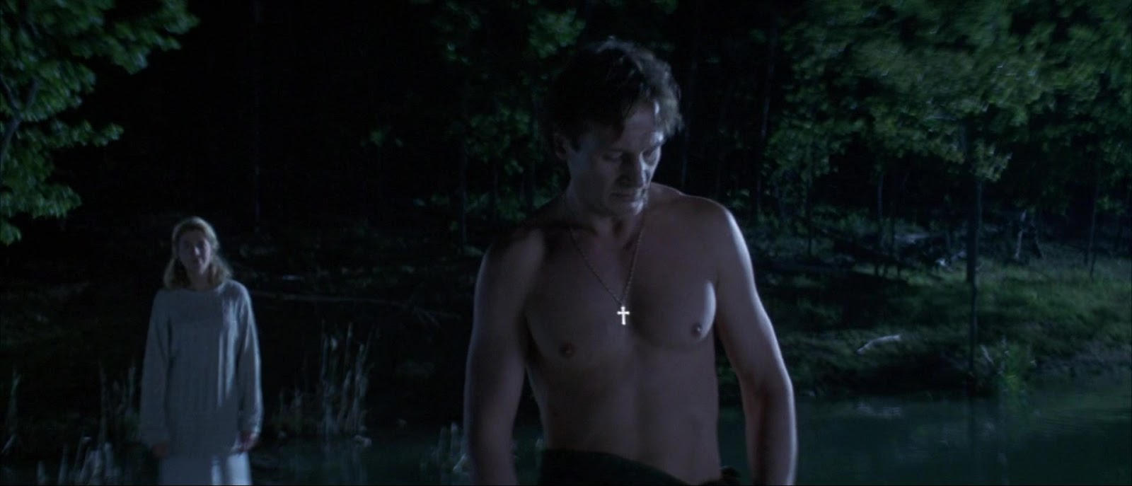 Liam Neeson nude in Nell.