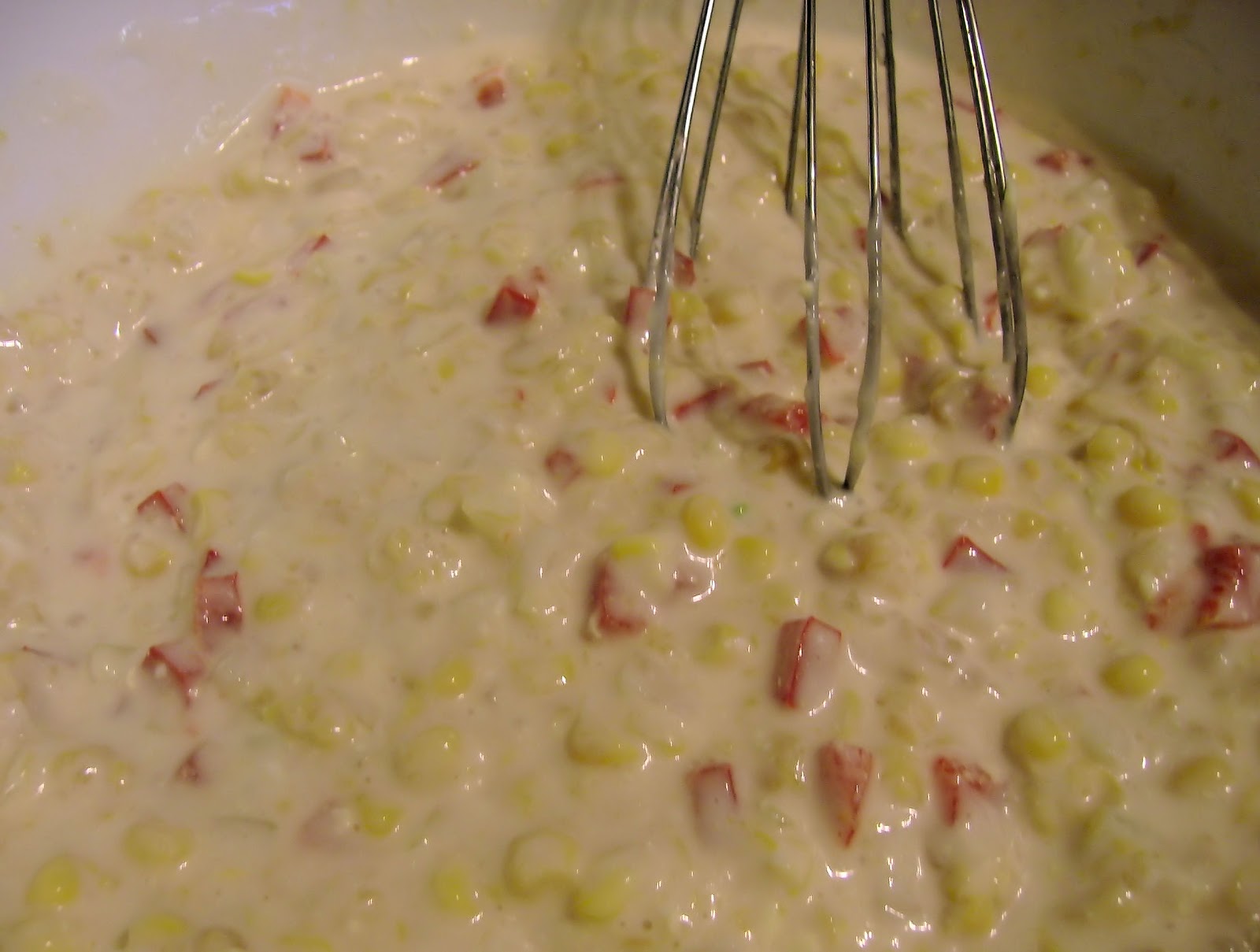 Becky Cooks Lightly Light Corn Fritter Casserole