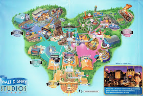Walt Disney Studios mapa