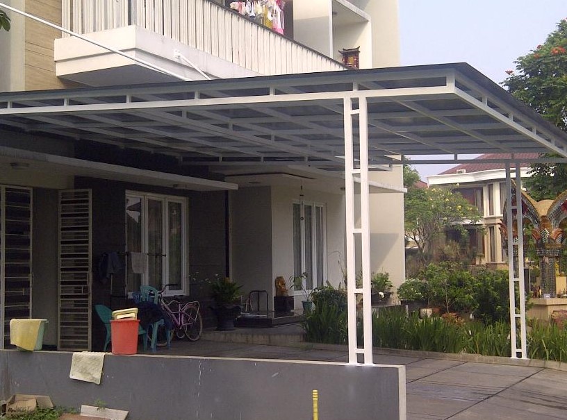 INSPIRASI..!! Inilah 58 Model Teras Depan Baja Ringan (Galvalum
