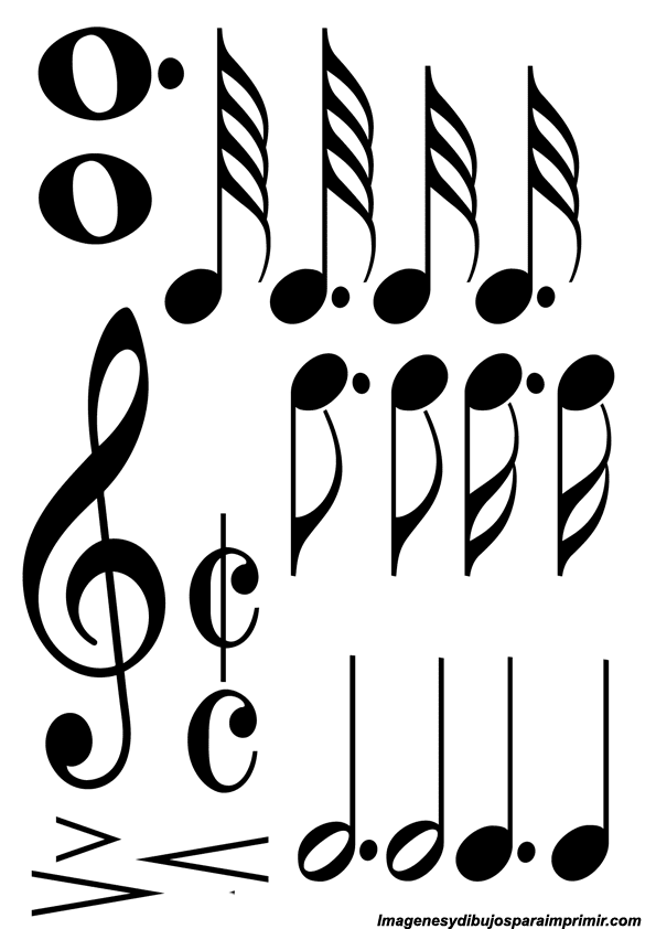  Notas musicales simbolos