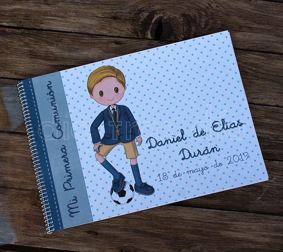 Libro de firmas personalizado Primera Comunión