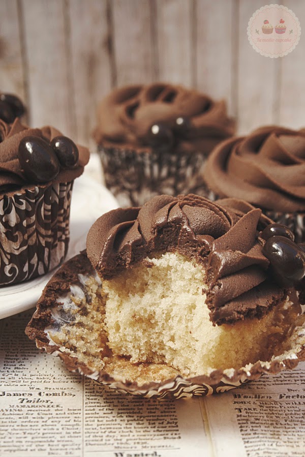 cupcakes de vainilla sin lactosa