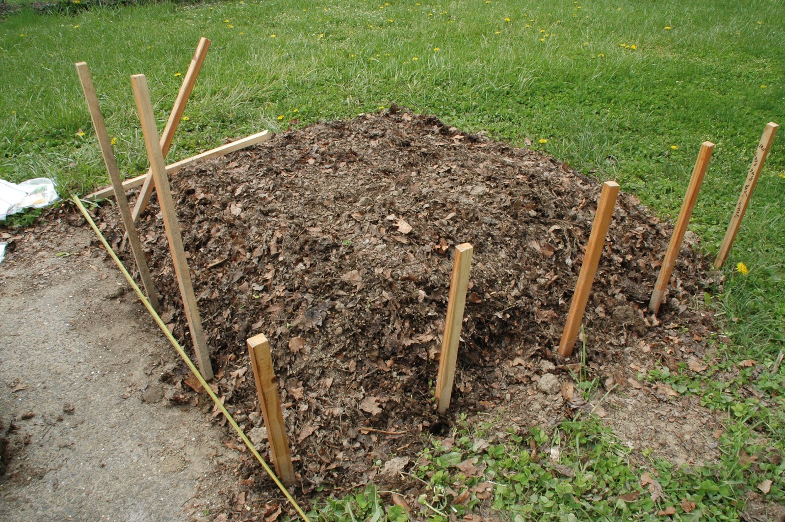 Photography Damentions: First Planting 2012 Square Foot Garden Plot