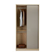 URBANO Tủ Quần Áo Cửa Trượt 100x65x210 cm Vải
