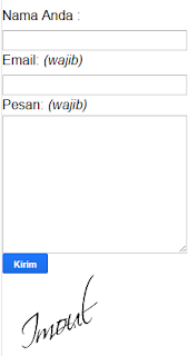 Membuat Kontak Form Ala Blog aku ingin menyebarkan kepada anda bagaimana caranya Membuat Kontak Form Ala Blog