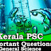 Kerala PSC - Important and Expected General Science Questions - 48