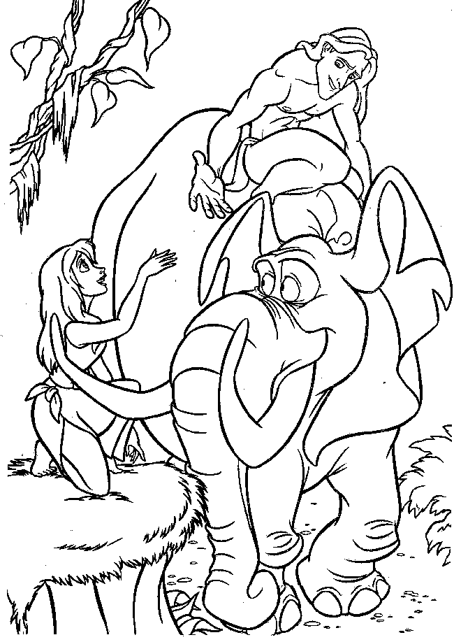 Disney Colouring Book For Kids Tarzan Coloring Pages Tarzan Coloring Pages For Kids