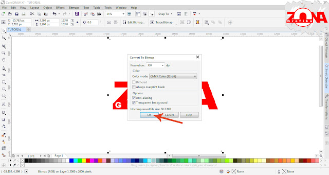 Cara Mengubah Gambar Mode Warna RGB Menjadi CMYK dengan Corel Draw X7 Cara Mengubah Gambar Mode Warna RGB Menjadi CMYK dengan Corel Draw X7