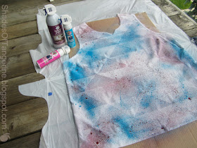 Shades Of Tangerine: Watercolor Mist Tank (DIY) ~ with Simply Spray ...