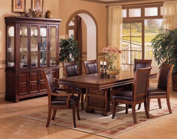 Raw natural wood furniture