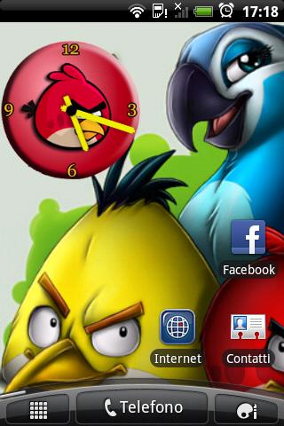 sharebywelovelb: Angry Bird Clock 2.1